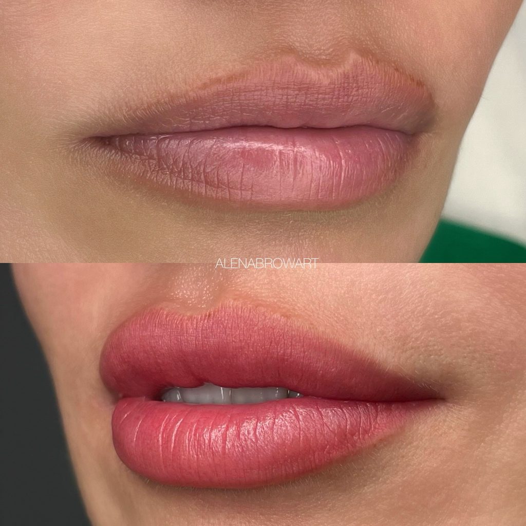 semi-permanent lip blush