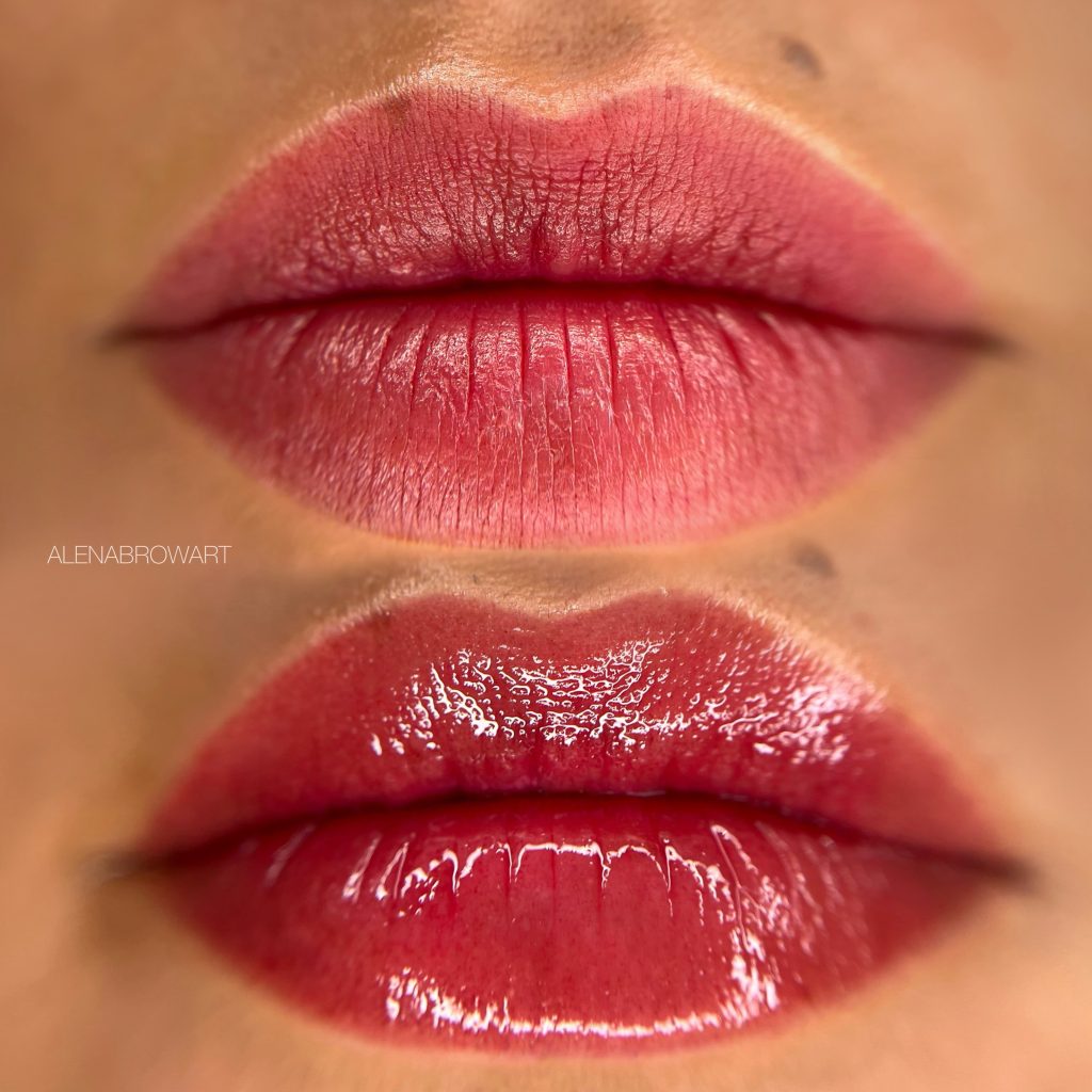 lip blush semi-permanent makeup