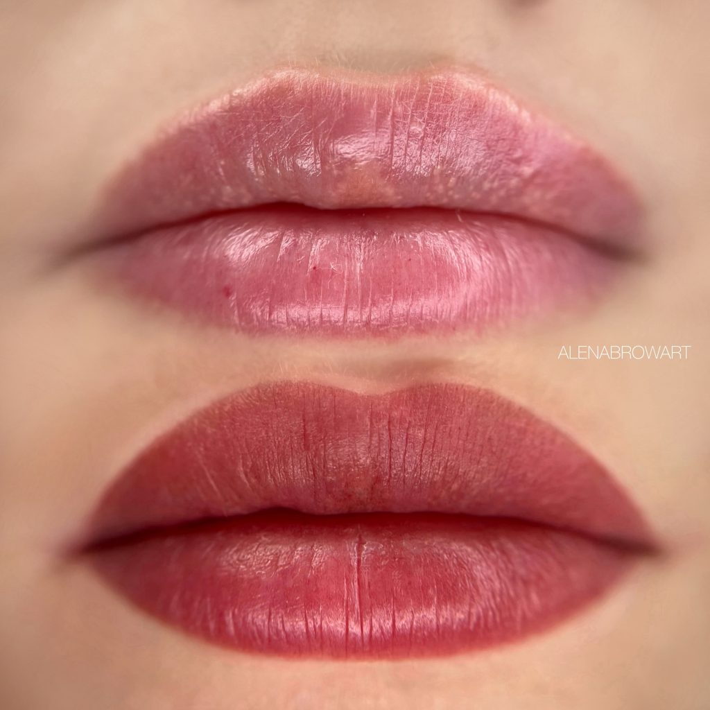 lip blush semi-permanent makeup